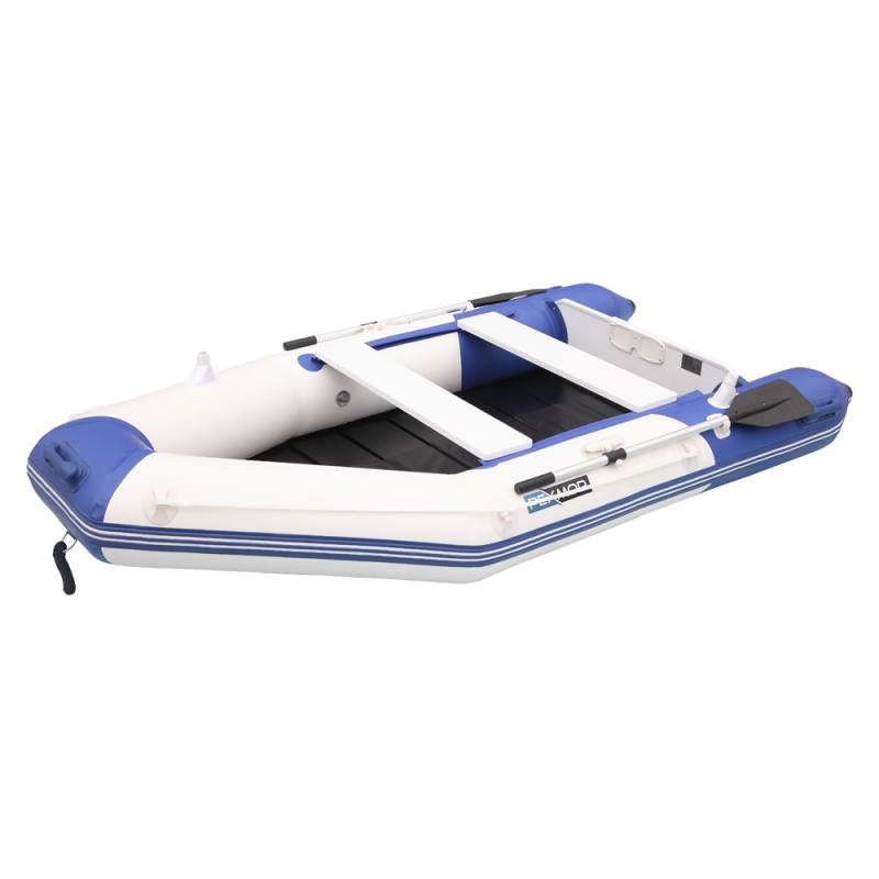 PEXMOR 10ft Thickened Inflatable Boat, Rafting Boats with Oars and Air  Pump, Blue/White - godecor